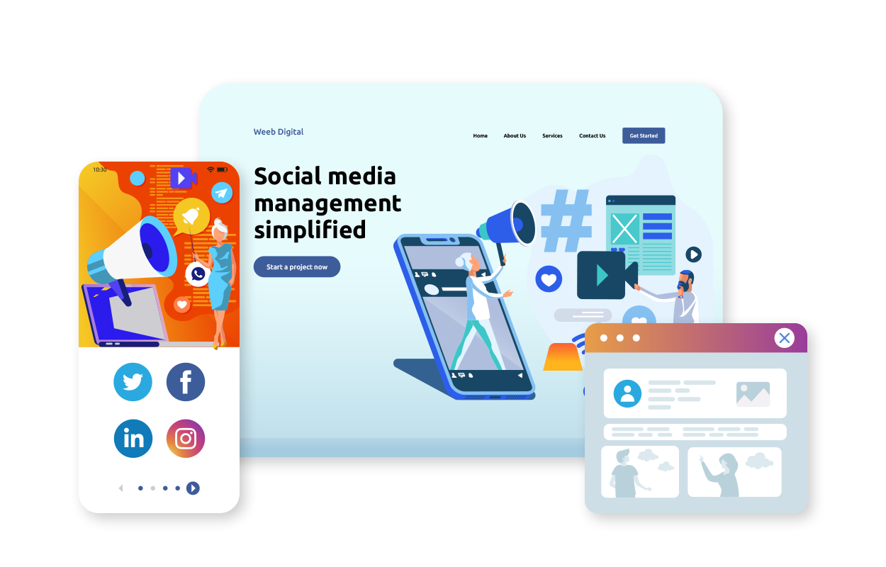 Social Media Management services in London